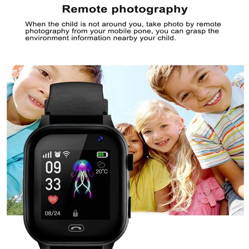 Kids 4G Smart Watch SOS GPS Location Video Call Sim Card For Children SmartWatch Camera Waterproof Watch For Boys Girls  Relojes